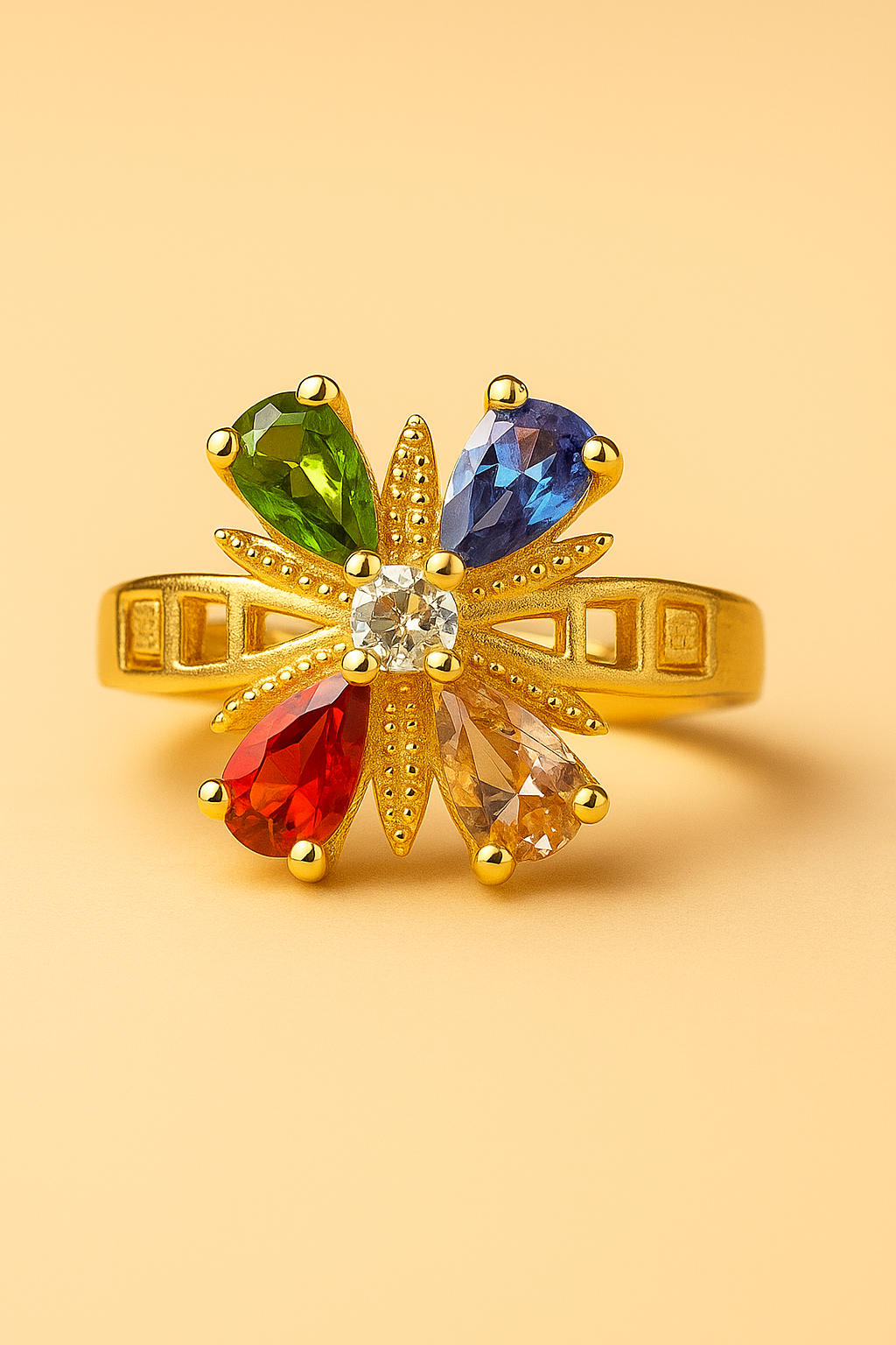 The Golden Petal Ring